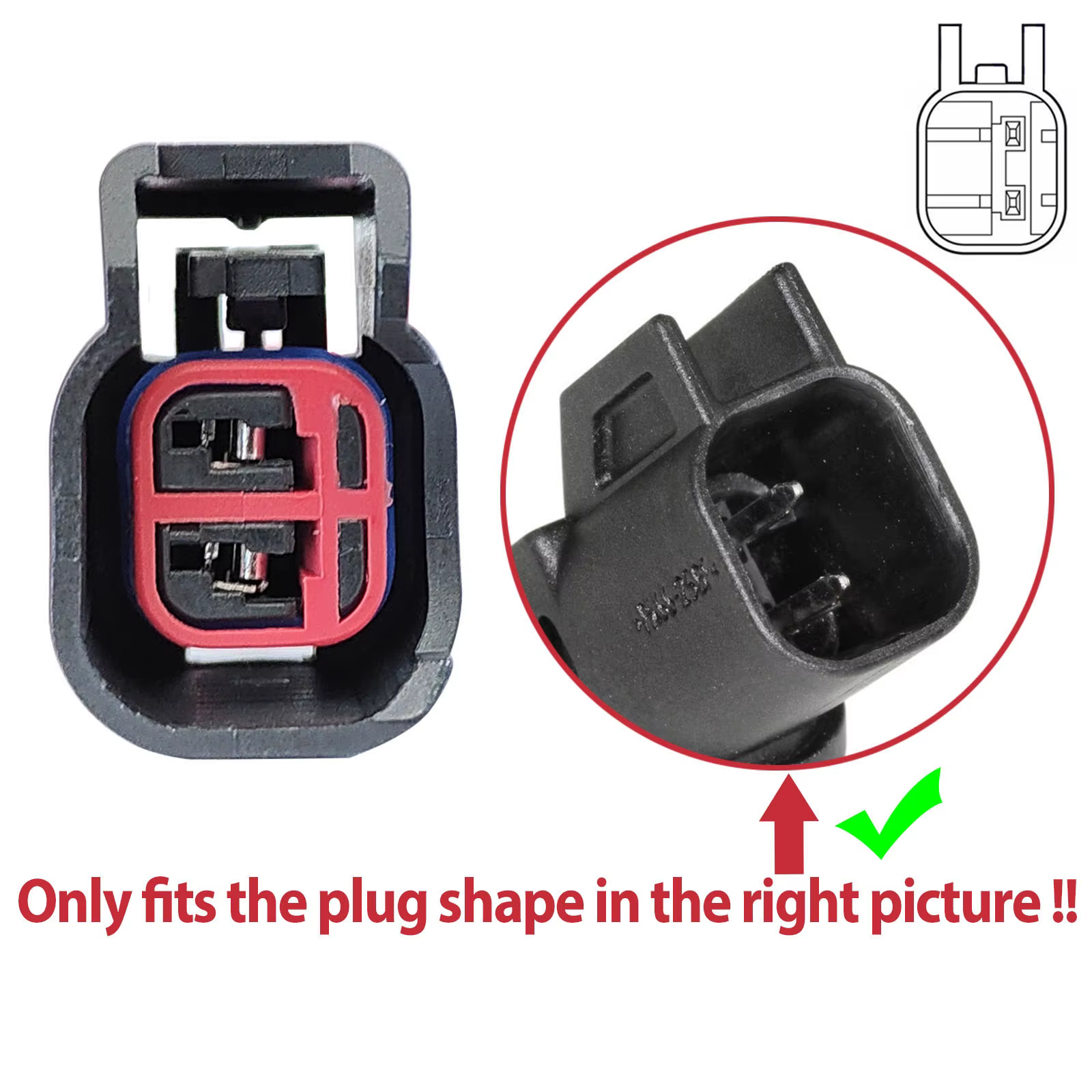 Kit conector sensor ABS rueda – Volvo C30 S40 S60 V50 V60 XC60 - imagen 4