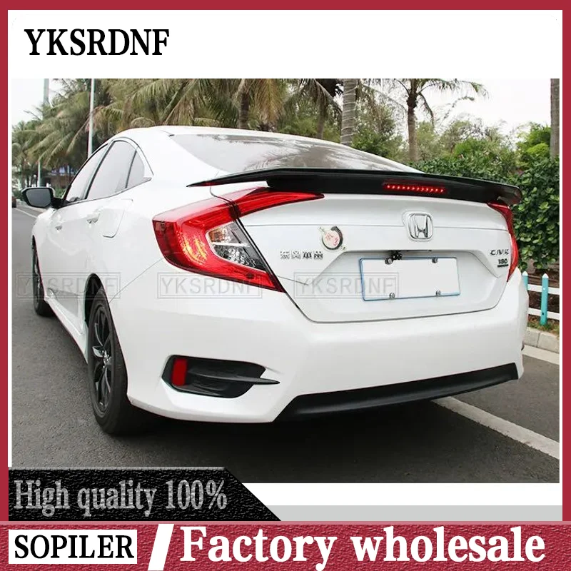 Alerón trasero Honda Civic RS 2016 sin pintar