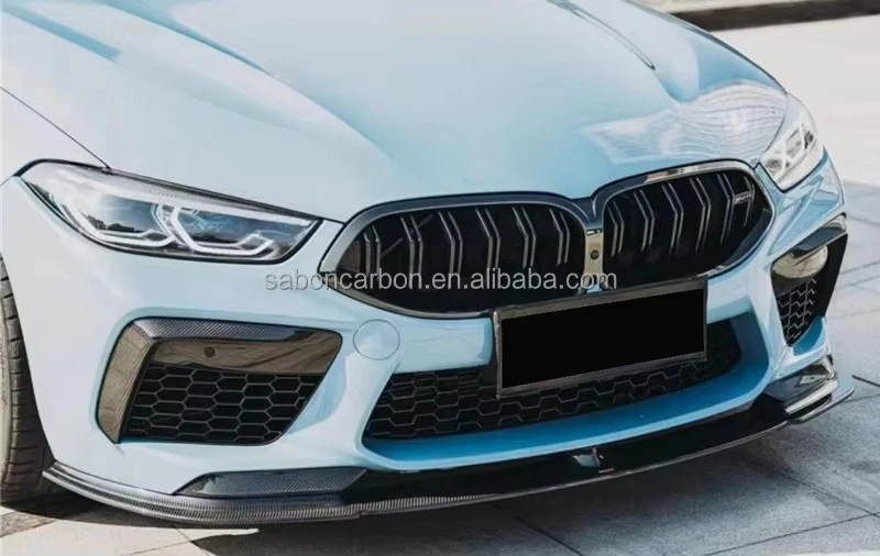 Splitter delantero AC de fibra de carbono para BMW M8 F91-F93 - imagen 4