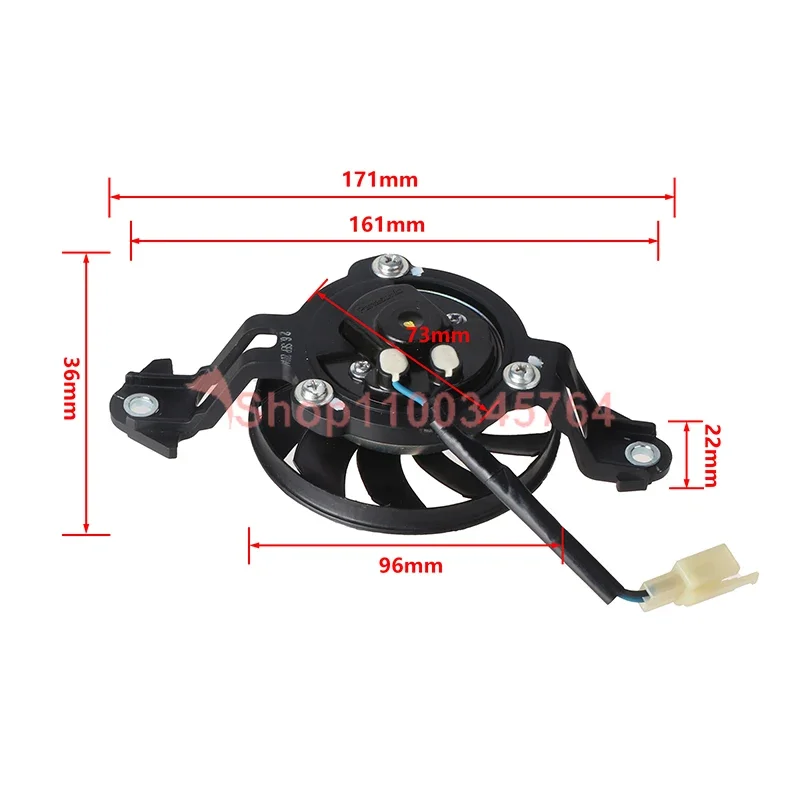 Radiador eléctrico enfriador aceite moto 12V – Honda Yamaha Kawasaki Suzuki - imagen 3
