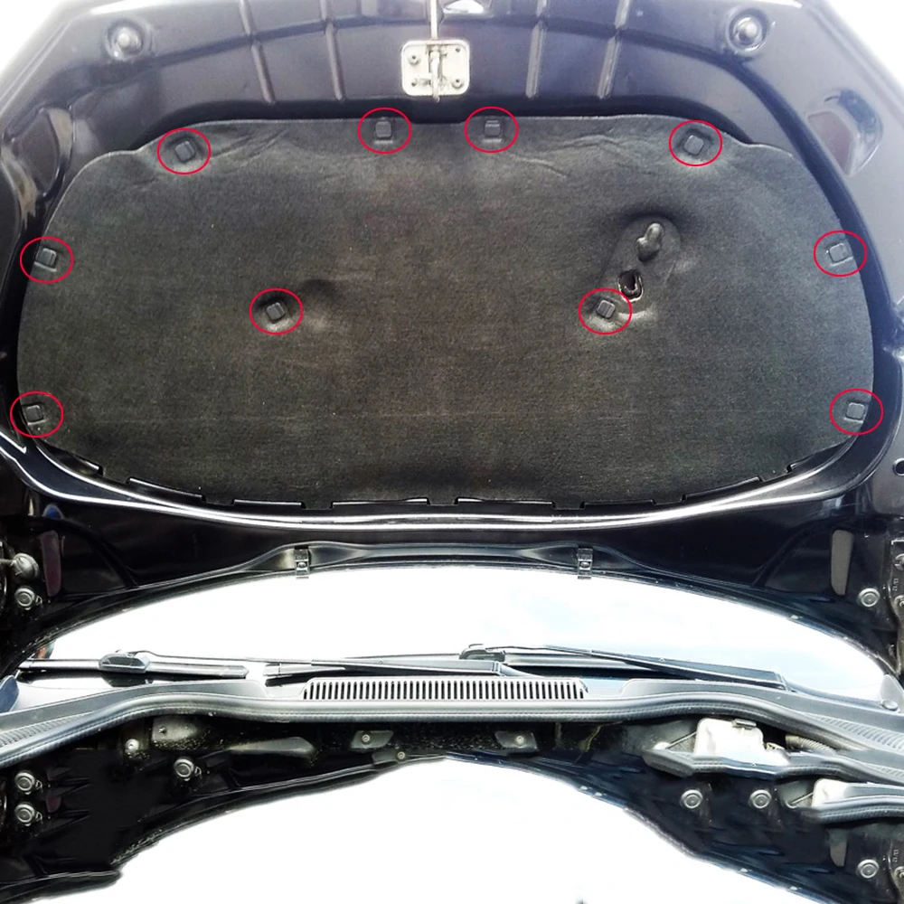 Clips aislamiento acústico capó para VW Scirocco 2008-2015 - imagen 4