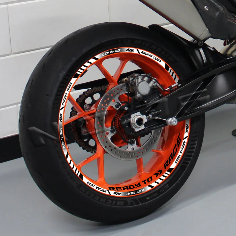 Calcomanía reflectante para llanta KTM Duke - 17pulgadas impermeable - imagen 2