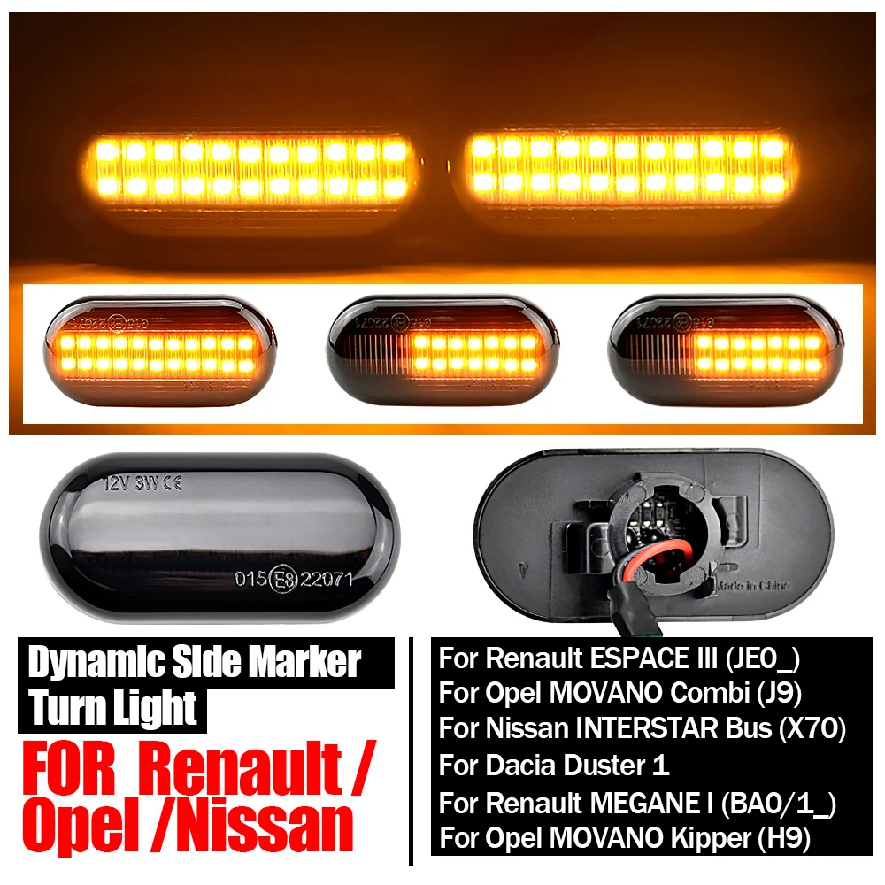 Luces LED señal de giro dinámicas para Renault, Dacia y Smart - imagen 3