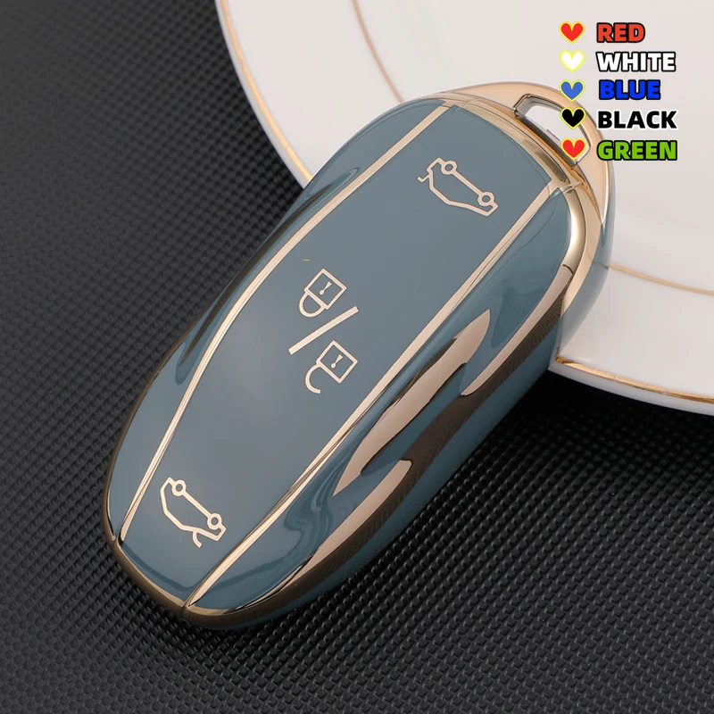 Funda TPU llave Tesla Model 3 Y X S 3 botones carcasa protectora - imagen 5