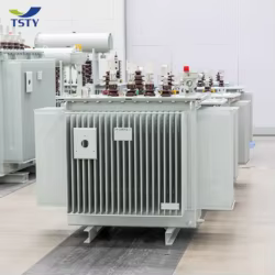Transformador reductor trifásico sumergido en aceite para exteriores