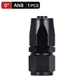AN8 Straight Black