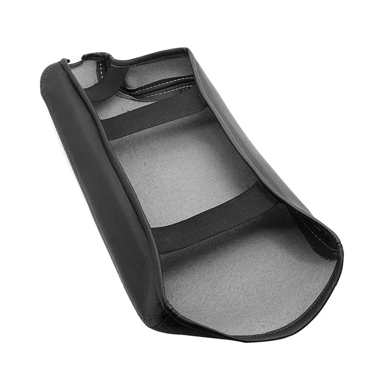 Funda negra de microfibra para reposabrazos BMW E90 (2005-2012) - imagen 4