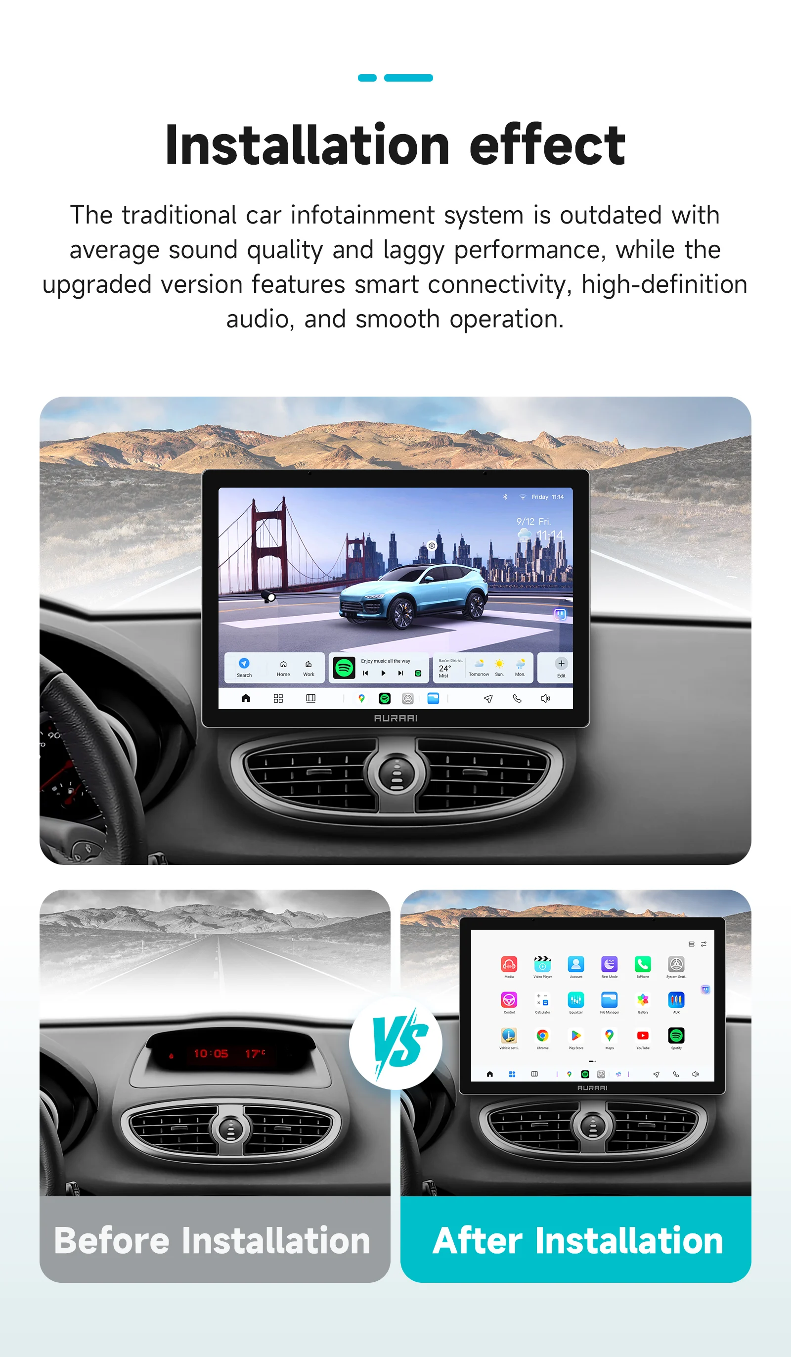 Autoradio Android 13 de 9/13,1 pulgadas para Renault Clio 3 2005 - 2014 7870 AI reproductor multimedia Carplay pantalla 3D + 2K ADAS 360 - imagen 3