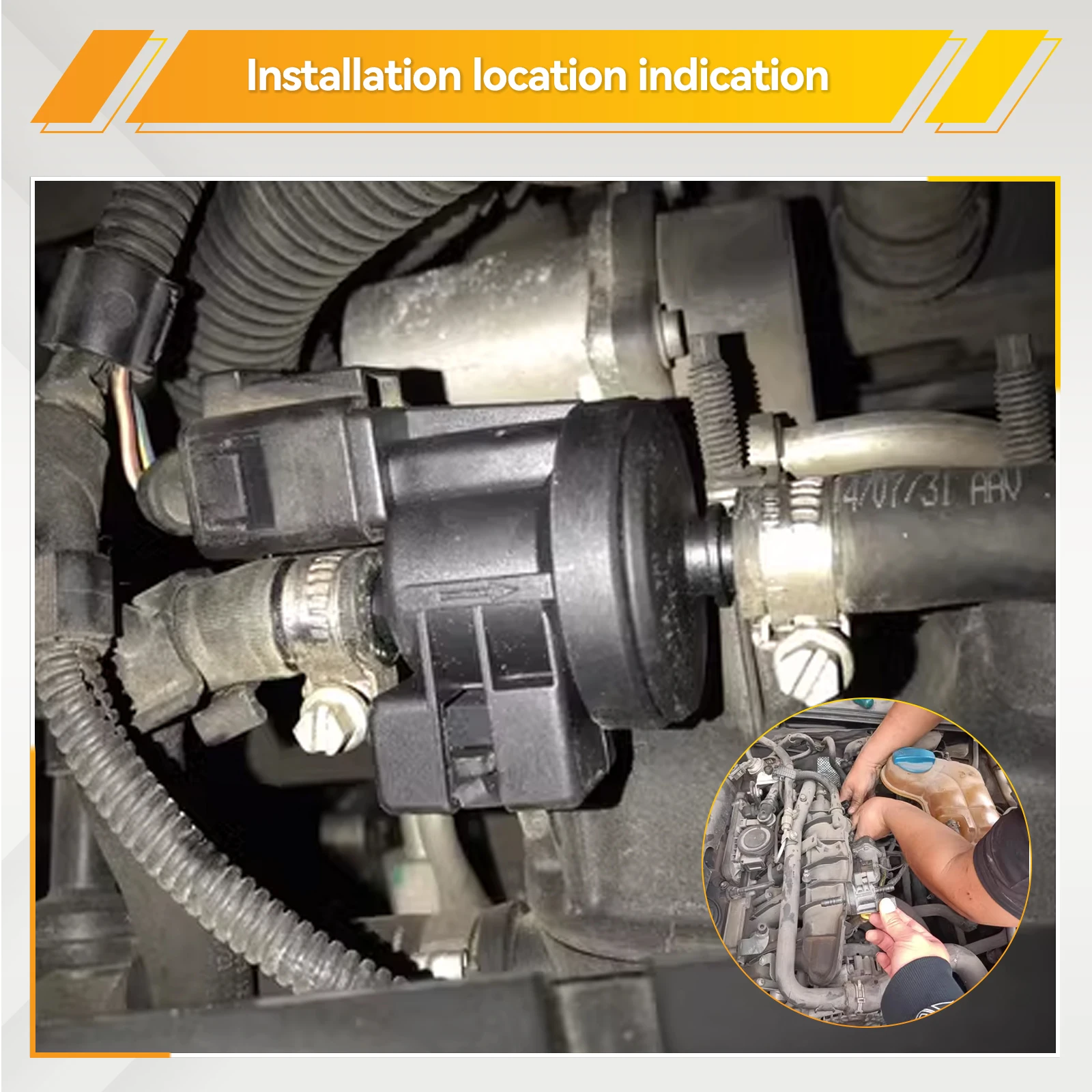 Válvula de purga EVAP 06E906517 – VW Passat/Audi A4 - imagen 5