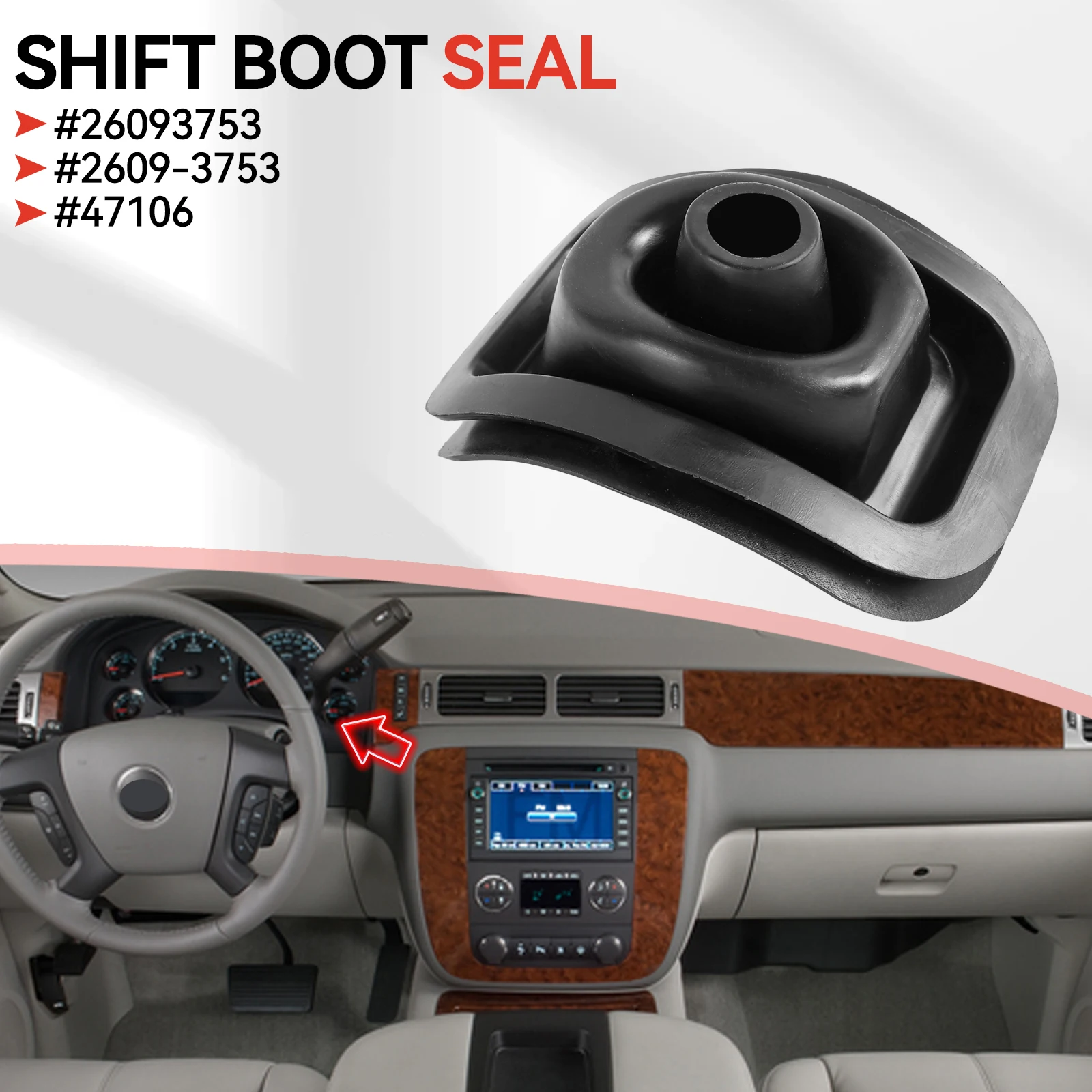 Sello de arranque manija de palanca de cambios para Chevrolet Silverado - imagen 2