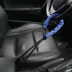 Candado para volante de coche con cable reforzado disuasorio