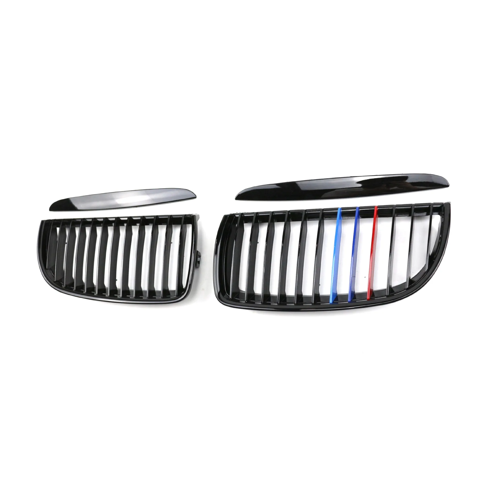 BMW Serie 3 E90 rejilla de radiador negra brillante 2005-2009 - imagen 3