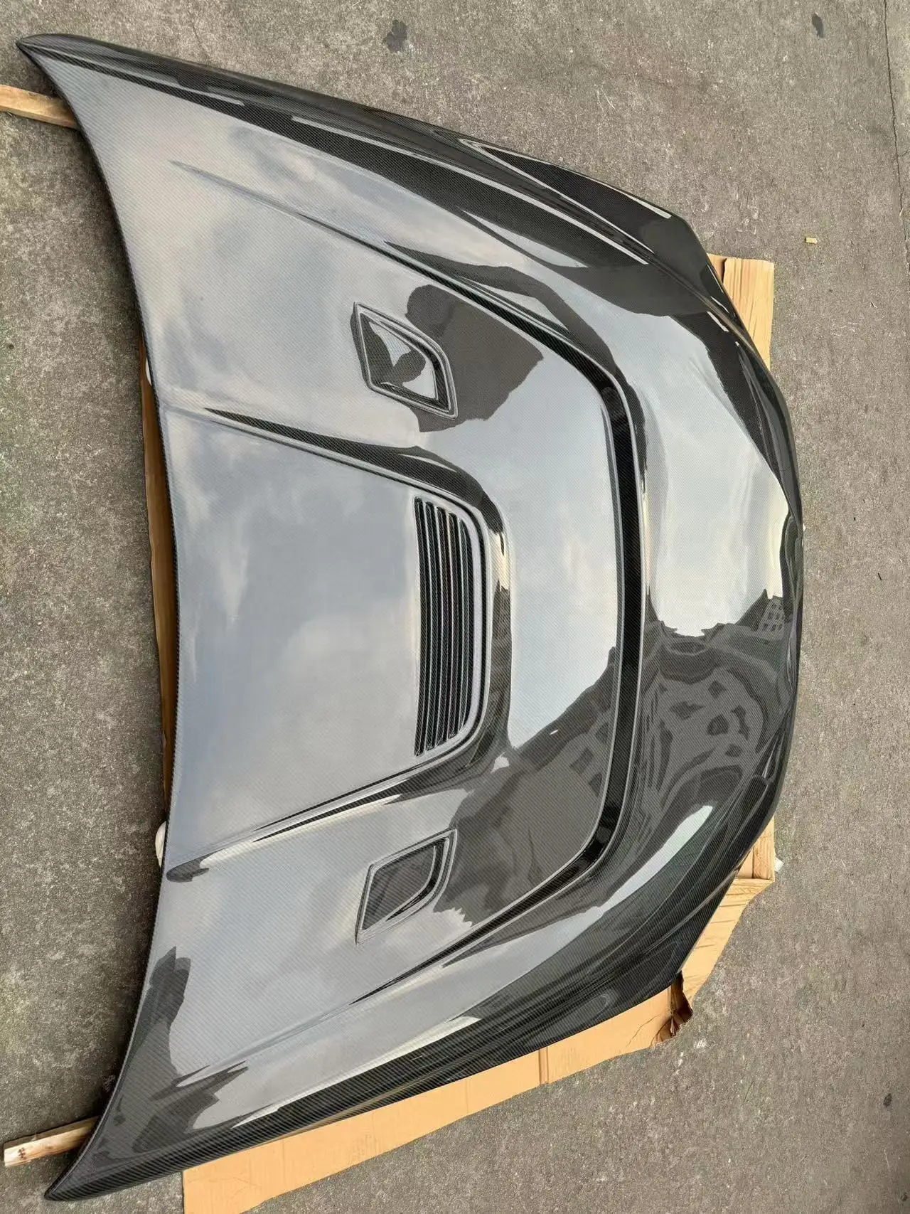 Capó de fibra de carbono ventilado estilo PD para BMW M6 F06/F12/F13 - imagen 5