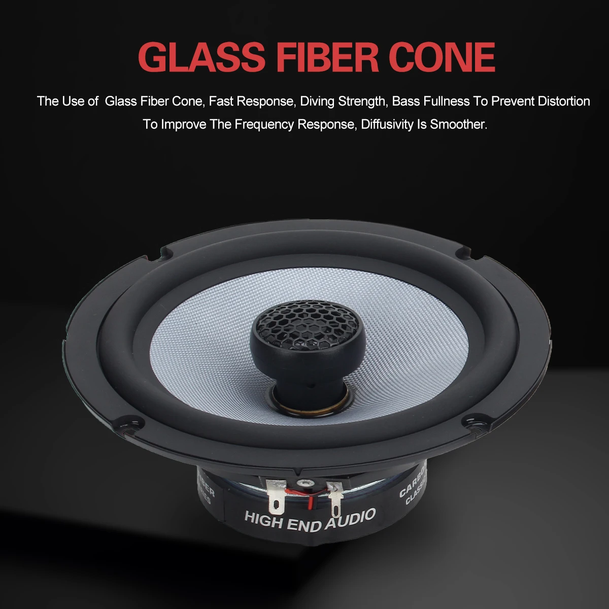 Zeming Audio YS602 altavoces coaxial 6,5" con tweeter seda 20mm – par - imagen 3