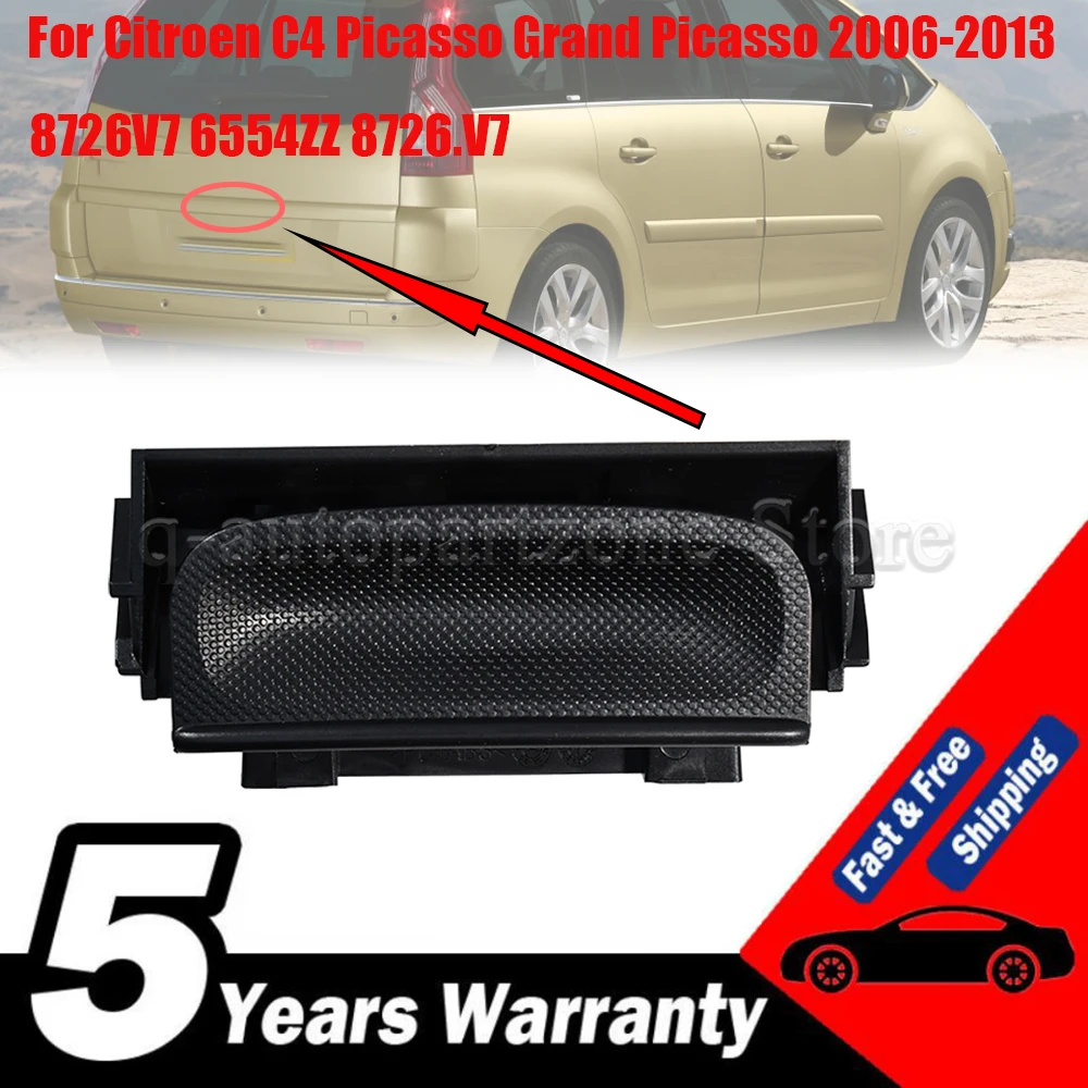 Manija de maletero para Citroen C4 Picasso