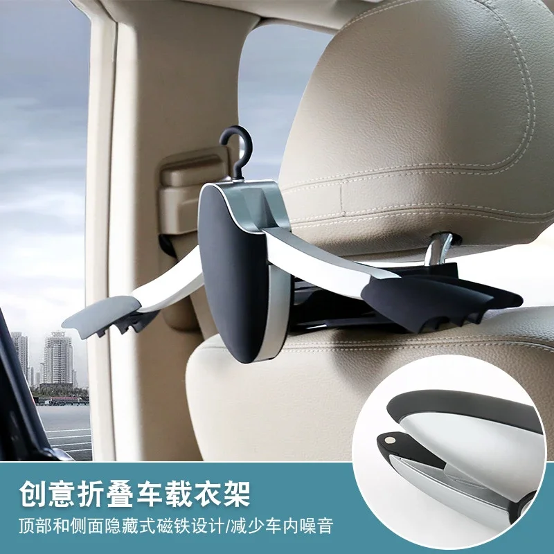 Estante ropa coche trasero plegable multifuncional diseño pingüino - imagen 4