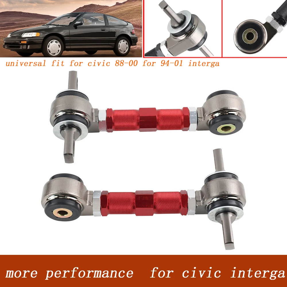 Kit brazos Camber traseros ajustables de acero – Honda Civic 1988-2000