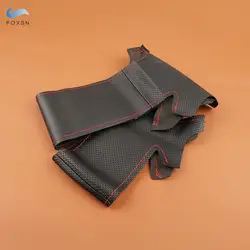 Cubierta de volante microfibra cuero para Skoda Octavia 2004-2009