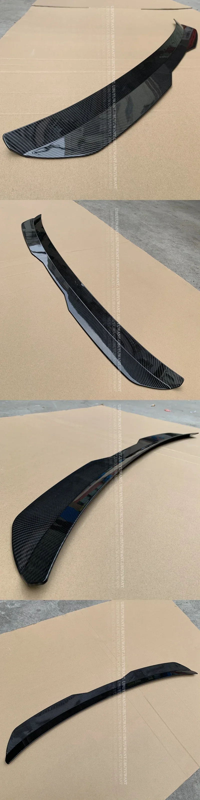 Alerón con acabado de aspecto fibra de carbono