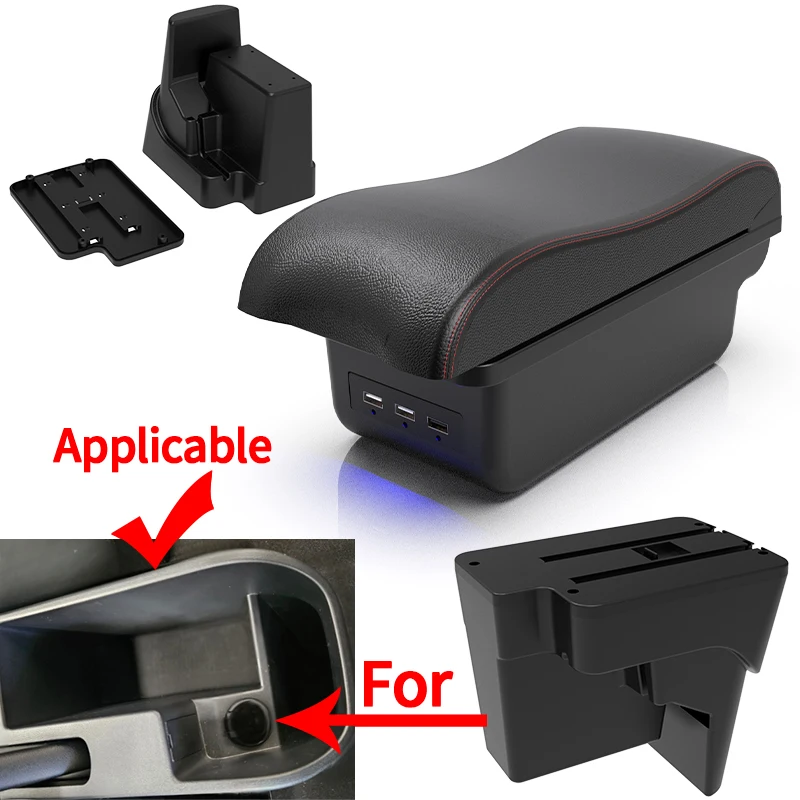 Reposabrazos central USB con almacenamiento para Kia K3 2023 - imagen 2