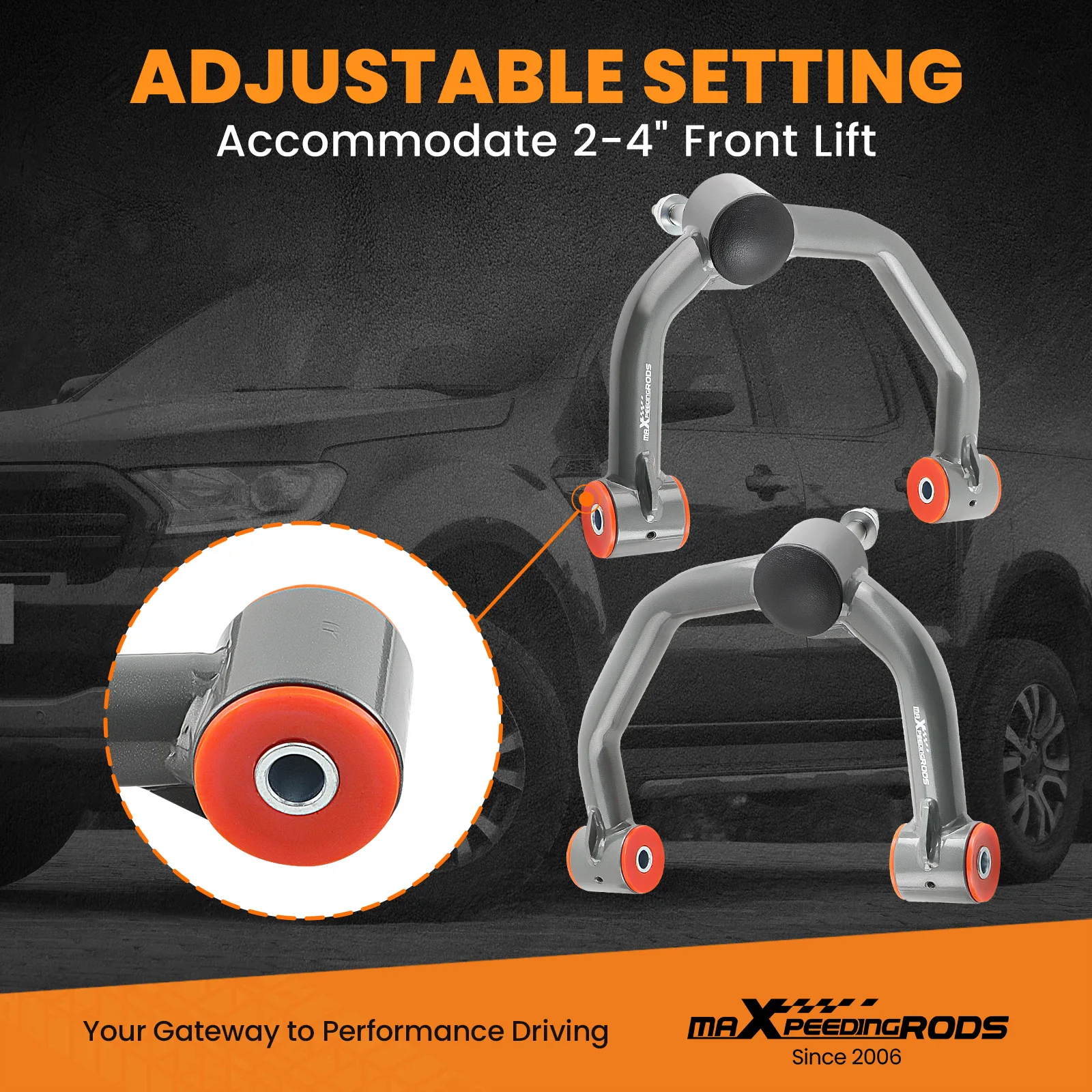 Kit brazos superiores delanteros elevación 2-4 – Ford F-150 2004-2023 - imagen 5
