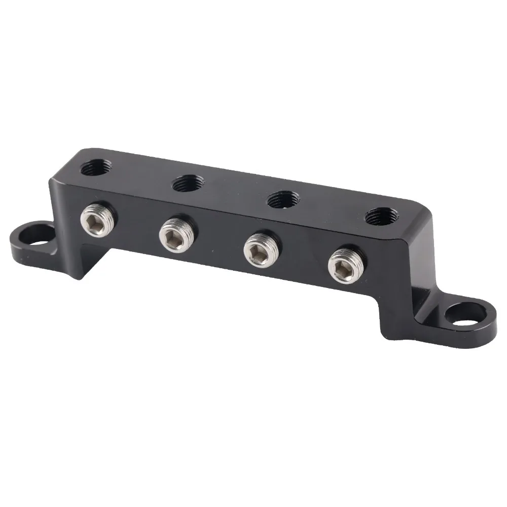 Soporte de sensor remoto de 4 puertos en aluminio negro - imagen 3