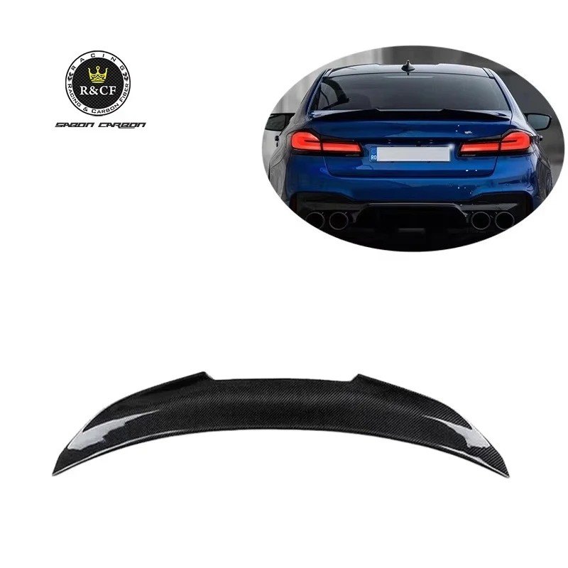 Alerón trasero de fibra de carbono estilo PS para BMW F90 M5
