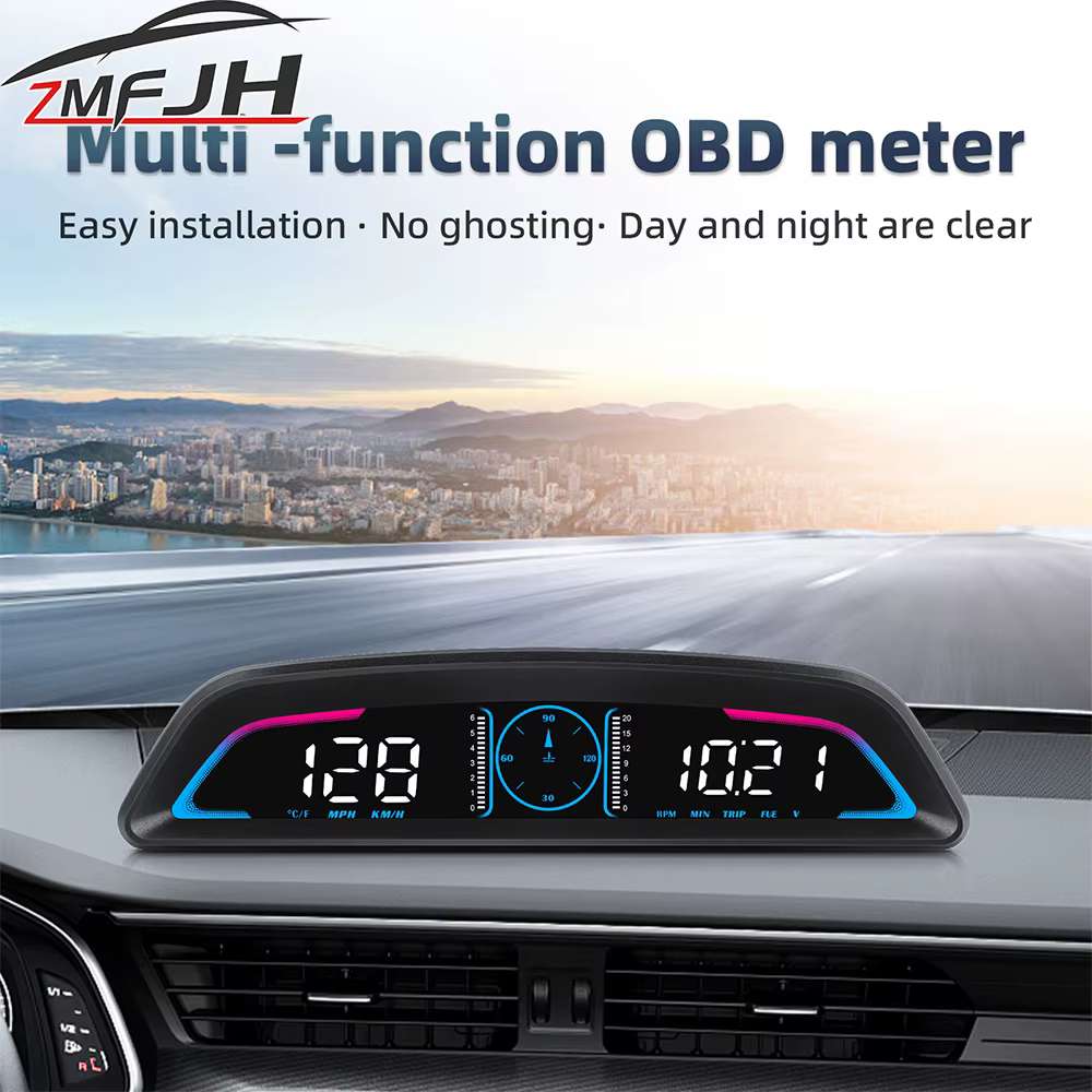 Pantalla HUD B3 G3 OBD/GPS con velocímetro digital para coche