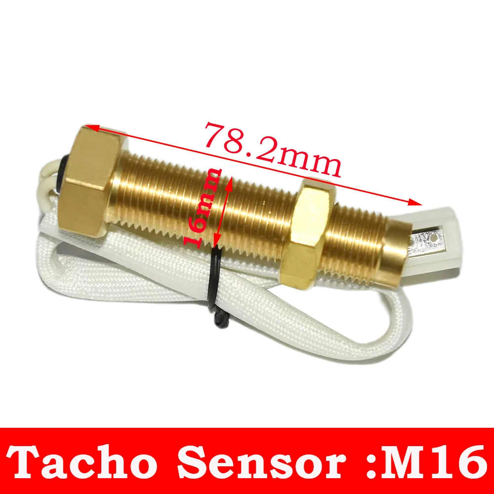 AD 1 unidad M16/M18 motor de gasolina diésel Sensor tacómetro de coche marino para tacómetro de barco Universal medidor tacómetro marino - imagen 5