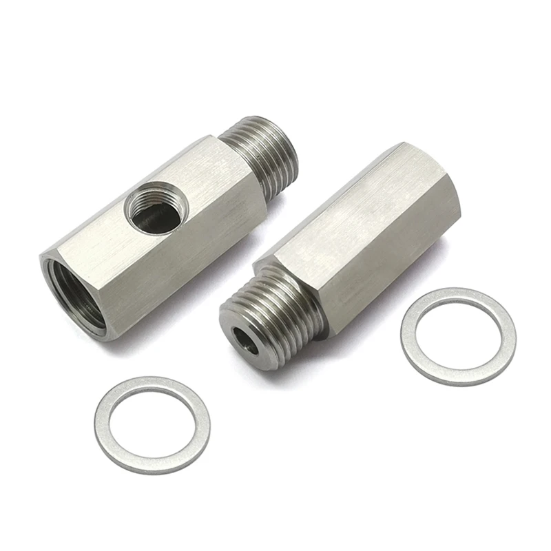 Adaptador NPT 1/8 para sensor de presión aceite línea turbo M16x1.5 - imagen 3