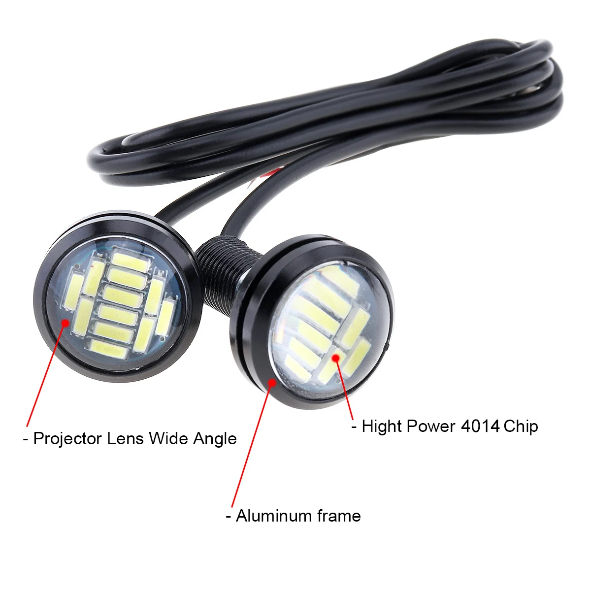 Luz LED Águila 23mm 12V 18W – Faros Marcha Atrás y Niebla Universal - imagen 3