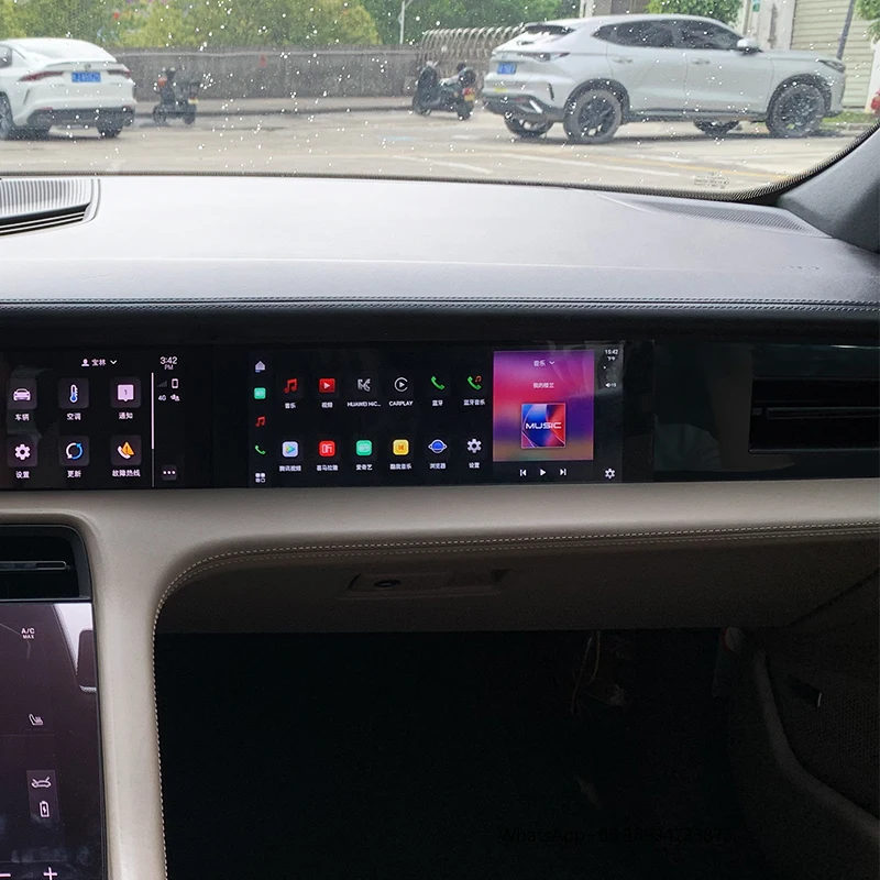 Porsche Taycan 2019-2024 pantalla entretenimiento multimedia navegación