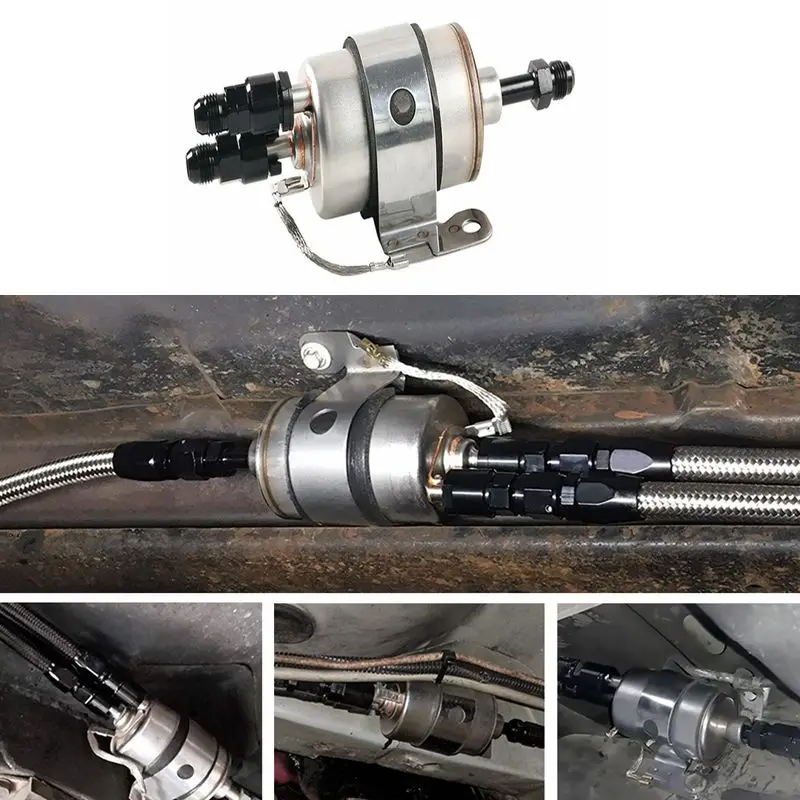 Kit de regulador/filtro de presión de combustible C5 Corvette con accesorios 6AN, intercambio EFI o LS