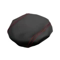 Black with red
