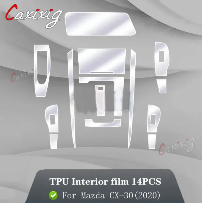 Película protectora de TPU para consola central Mazda CX-30 2020-2022 - imagen 2
