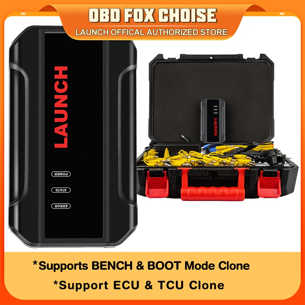 Programador ECU/TCU Launch X431 para clonación y arranque en banco