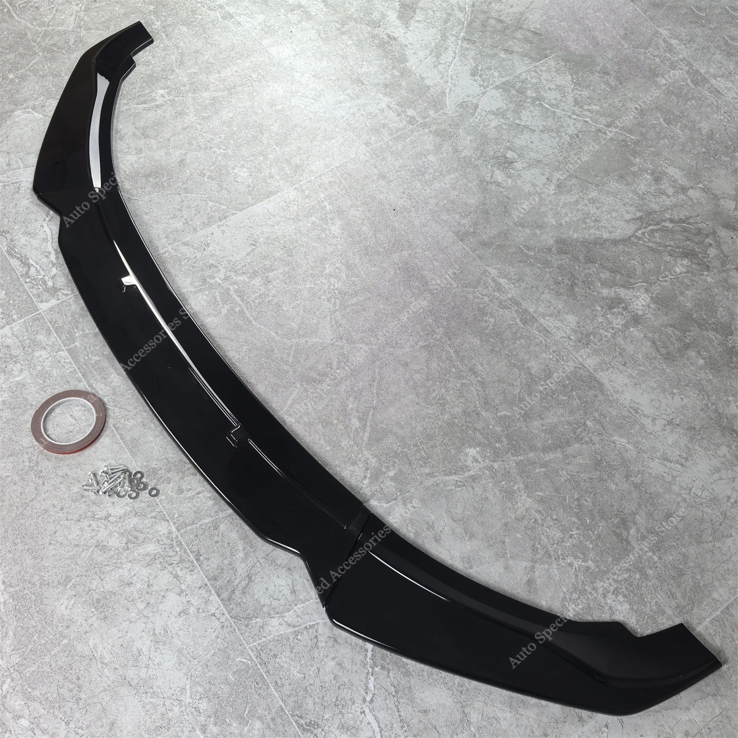 Difusor divisor de alerón de parachoques delantero negro brillante para BMW F22 F23 218i 218d 220i 220d 2 puertas No M Sport 2014-2021 kits de carrocería - imagen 4