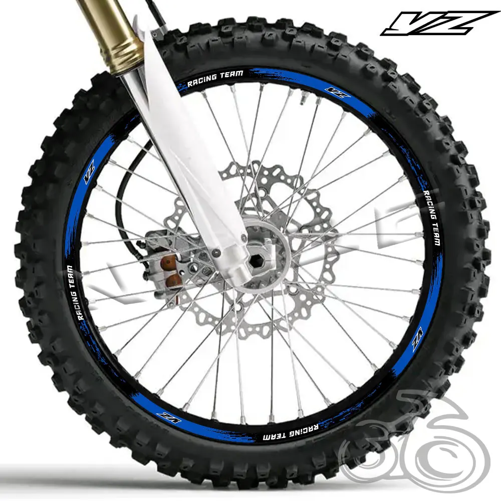 Yamaha YZ pegatina reflectante para llanta de moto - imagen 3