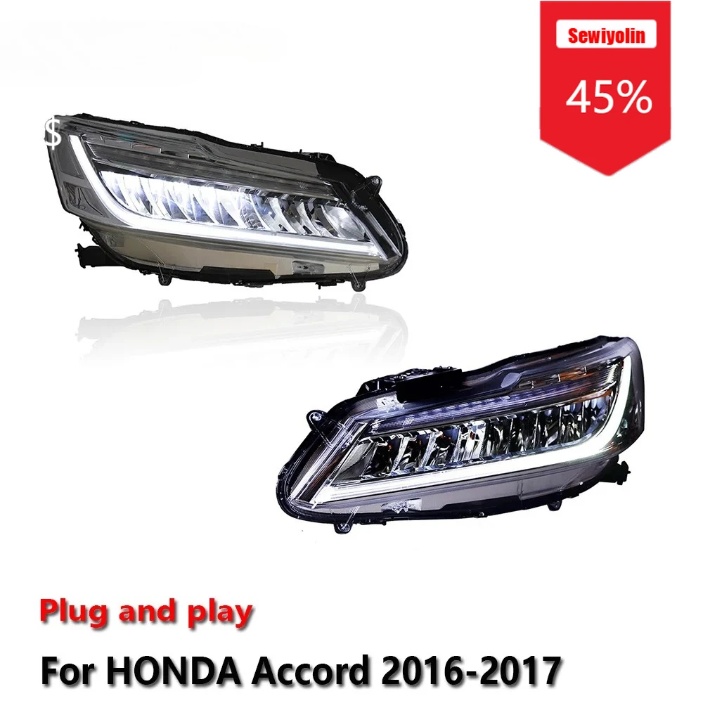 Sewiyolin conjuntos de faros LED DRL antiniebla – Honda Accord 9.5