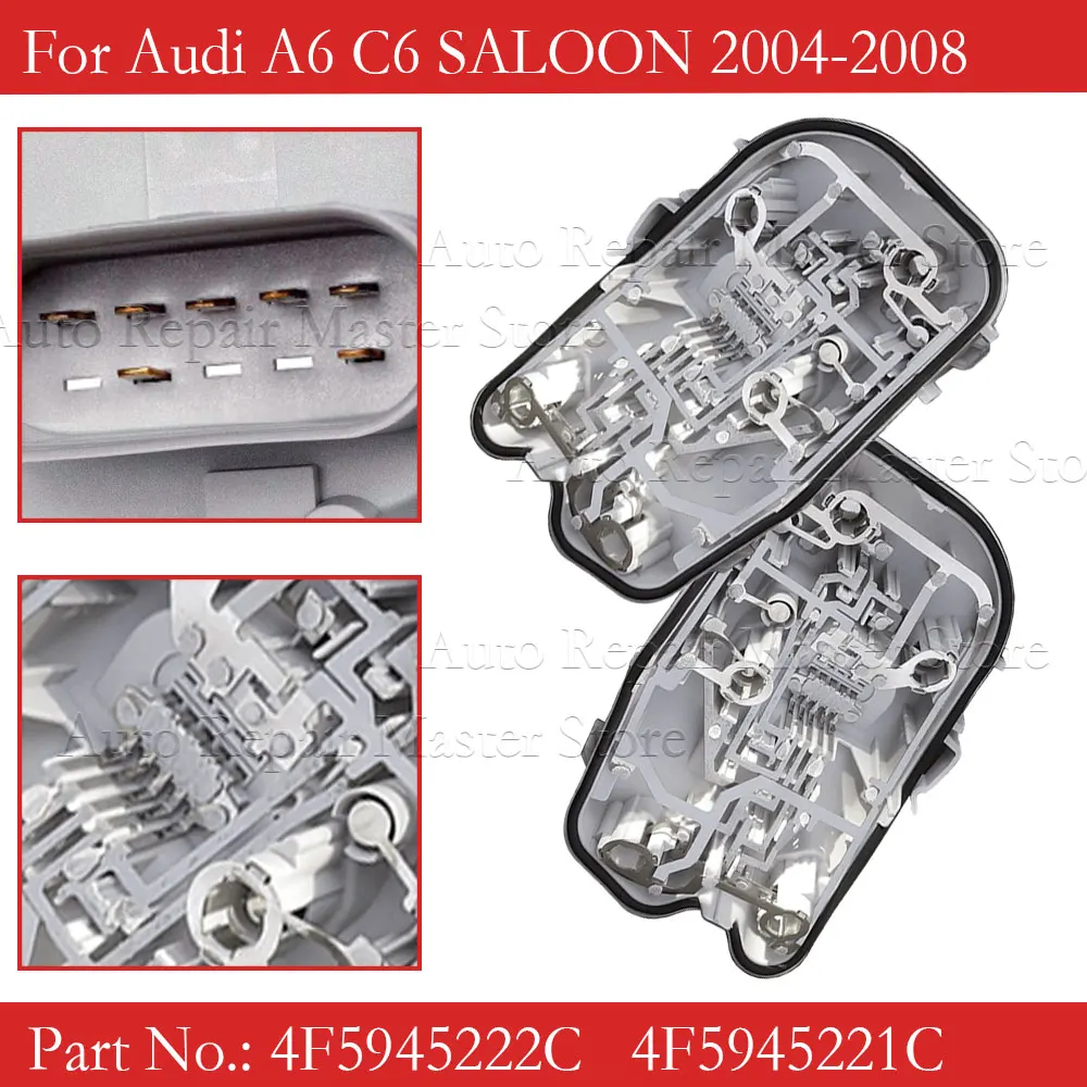 4F5945222C Portalámparas trasero Audi A6 C6 - imagen 2