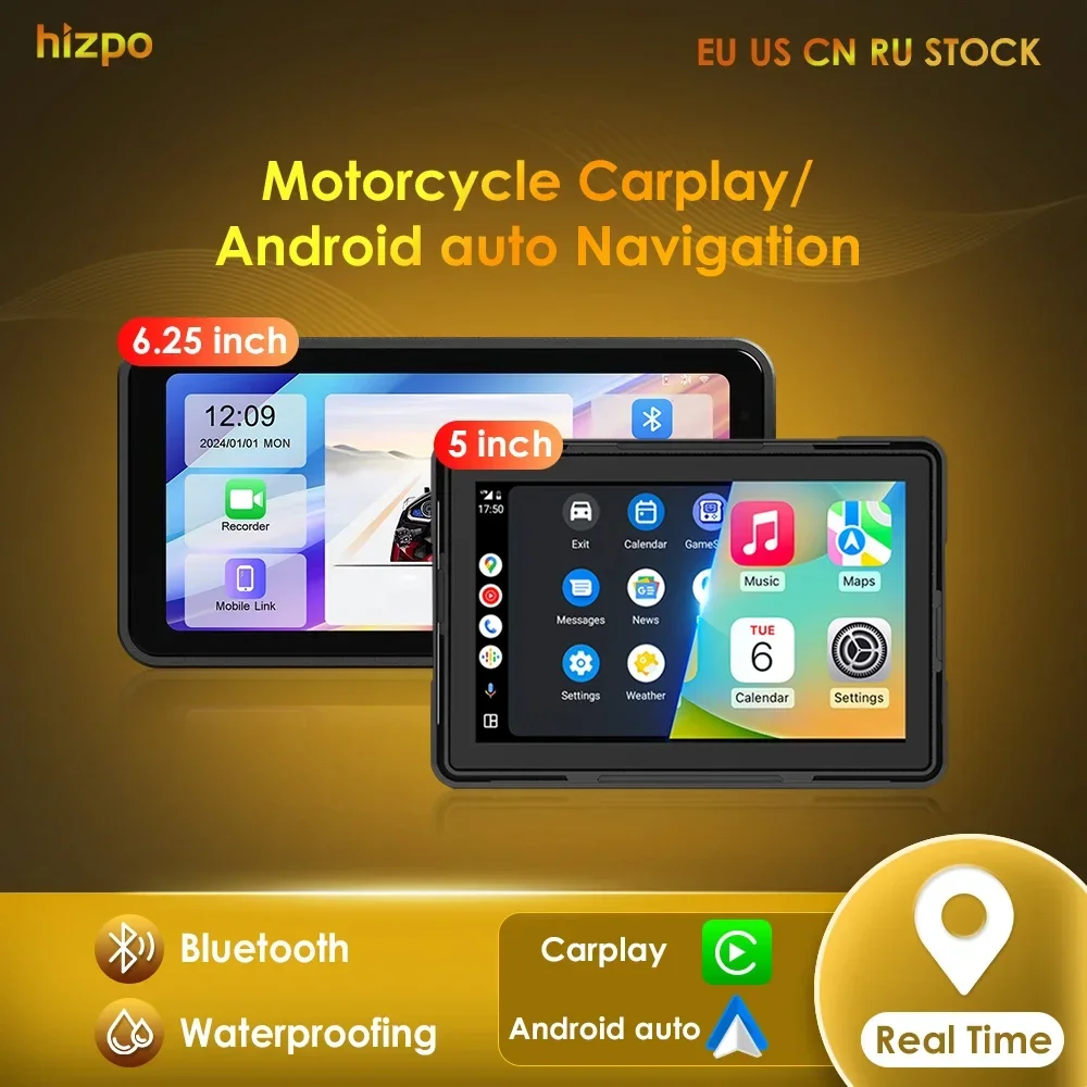 Navegador GPS moto Android WiFi resistente al agua