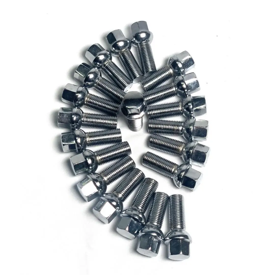 Tornillo de rueda M12x1,5 con asiento esférico y vástago de 24 mm - imagen 5