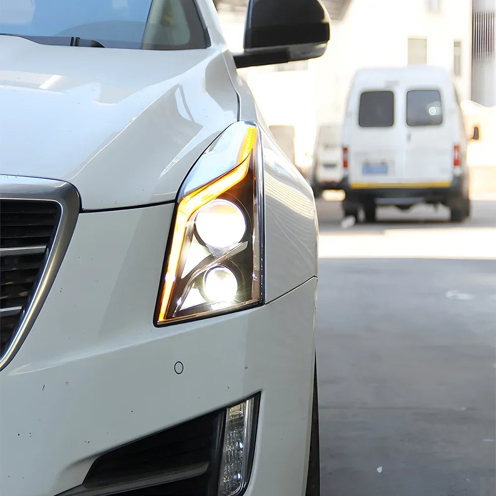 Faros LED Cadillac ATS ATS-L 2014-2018 lente proyector estilo - imagen 2