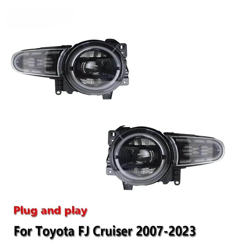 Faros LED con DRL y antiniebla para Toyota FJ Cruiser 2007-2023