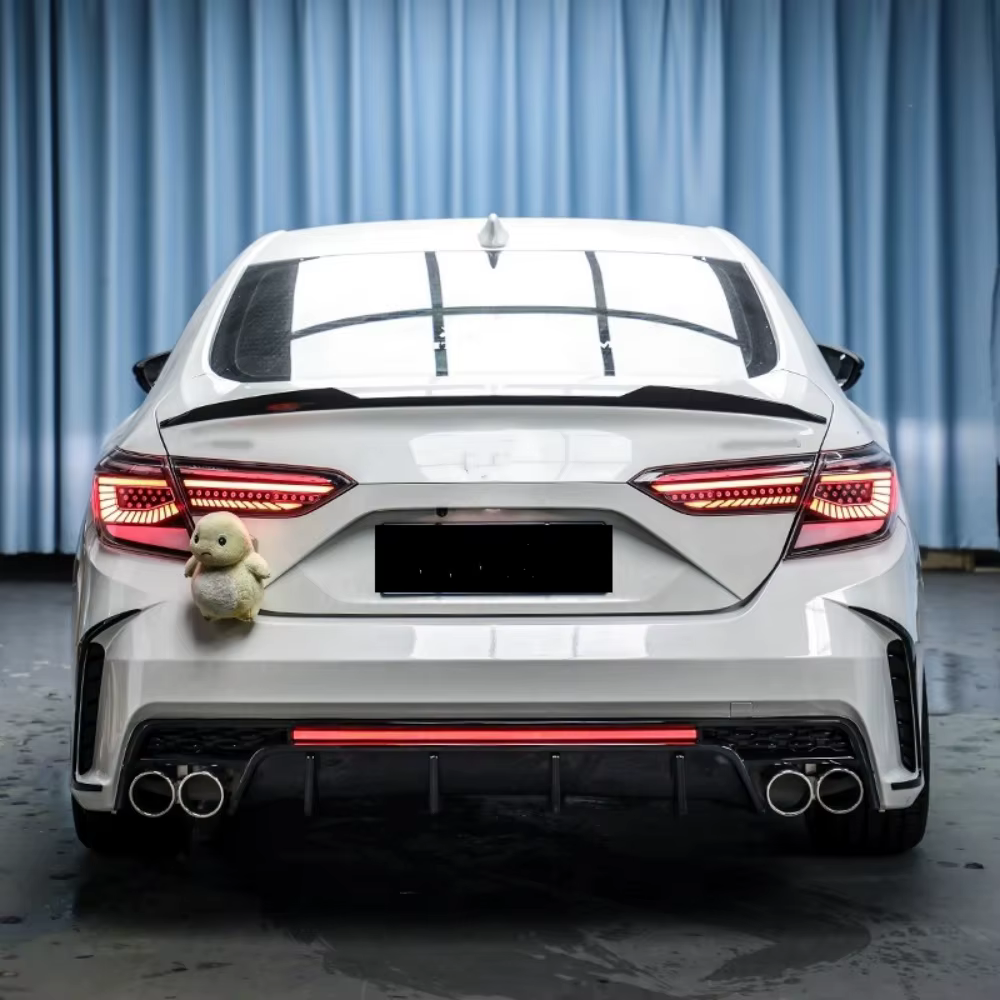 Embellecedor de paragolpes trasero Honda Accord X 2018-2022 sin pintar - imagen 4