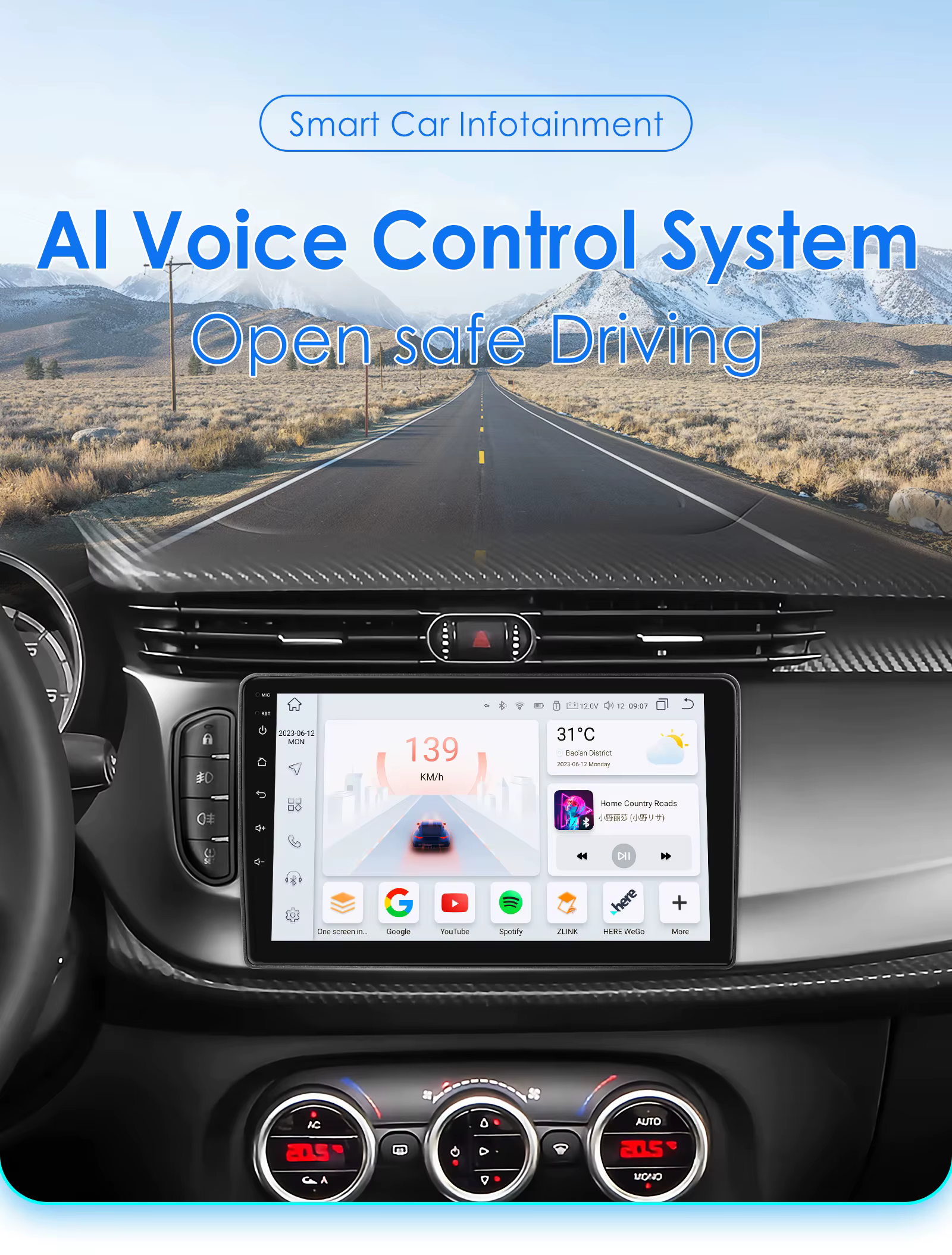 Radio 2DIN Android para Alfa Romeo Giulietta