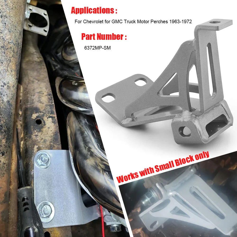Soportes motor 6372MP-SM – Chevy C10 / GMC Truck V8 Small Block 1963-1972 - imagen 2