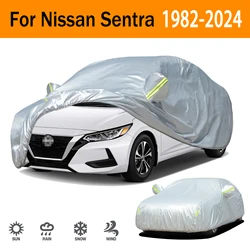 Funda para coche Nissan Sentra 190T, protección solar y antipolvo