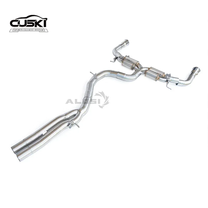 Escape deportivo con válvula inoxidable para Audi RS3 2.5T 2017-2023