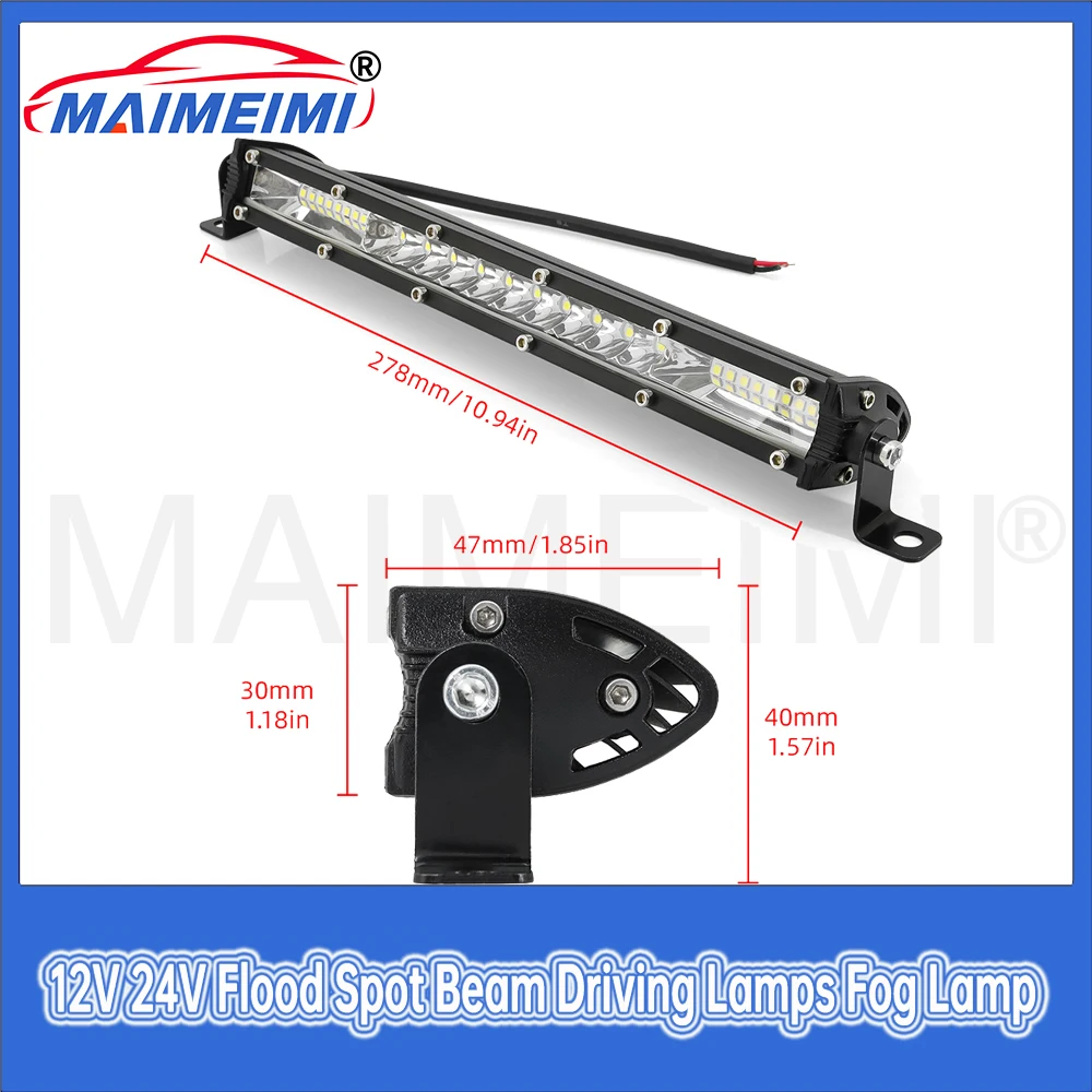 Faro LED trabajo 12V-24V Universal SUV Pick-up